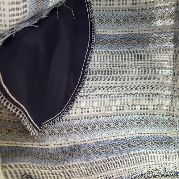 NWOT Jack by BB Dakota Patterned Blue Sleeveless Shift Dress Size Small - Picture 5 of 10